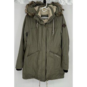 Eddie Bauer Women's Olive Parka Coat